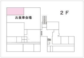 団体お食事会場の位置